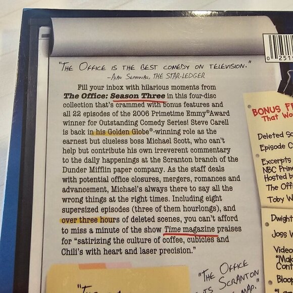 The Office Season Three DVD Box Set  2006 Primetime Emmy Winner, New & Sealed - Picture 3 of 6
